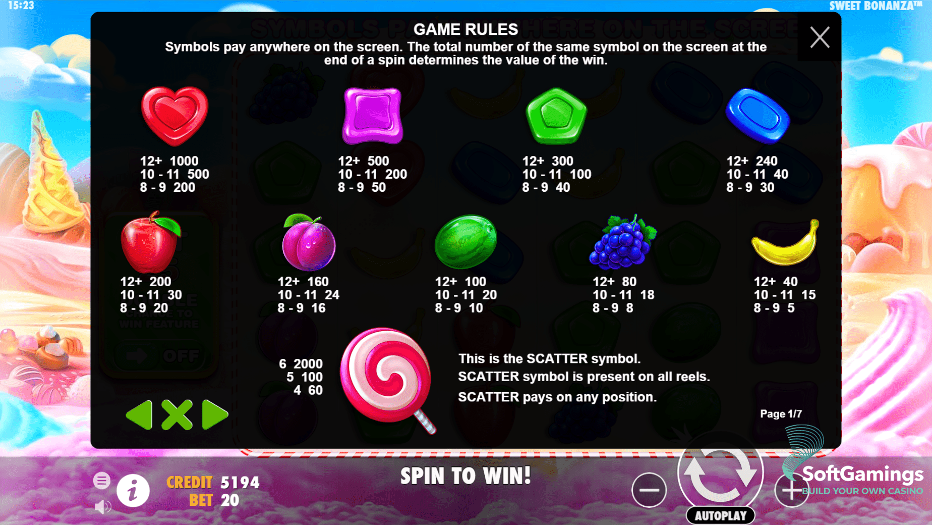 Pragmatic Play'den Sweet Bonanza: benzersiz mekanikler ve cömert ödemeler!